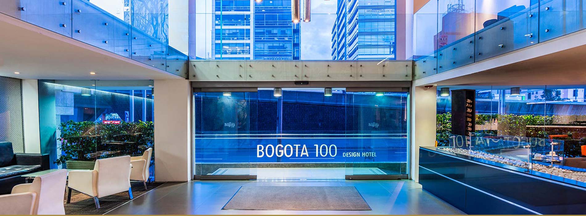SHG Bogotá 100 Design Hotel  header